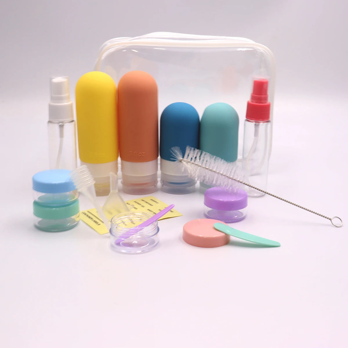 16 Piece Travel Bottle Set